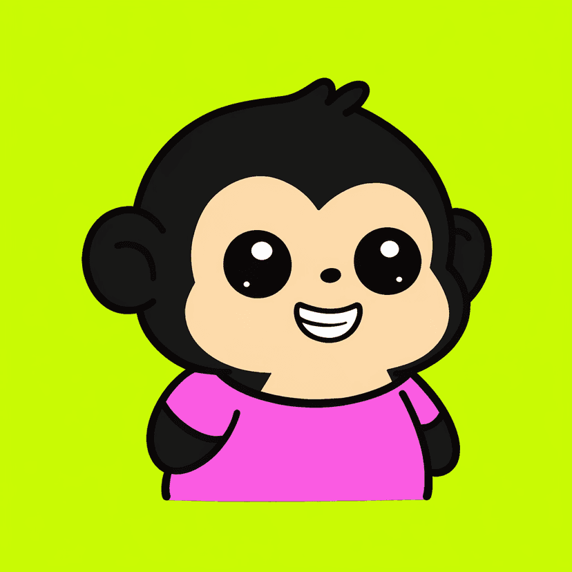 HoodMonkey #001 - Neon Smiler