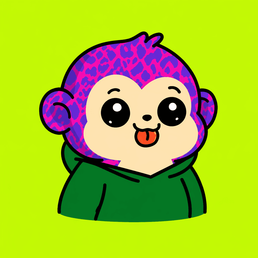 HoodMonkey #011 - Green Hoodie